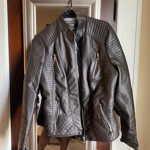 Faux Leather Jacket